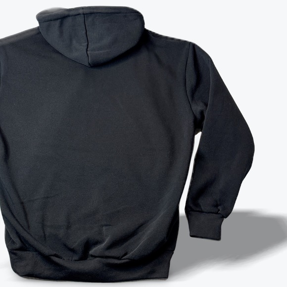 Original Deluxe Supply Hoodie Mens Medium Pullover Sweatshirt Charcoal Gray - Picture 2 of 6